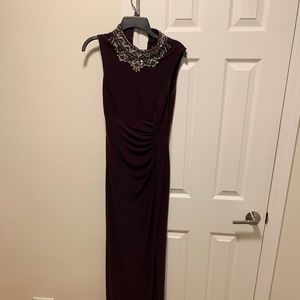 Long purple dress